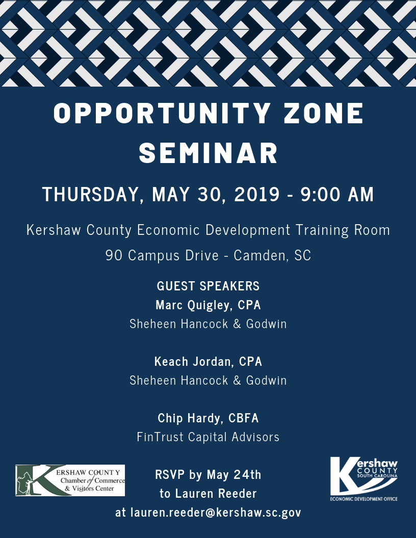 Opportunity Zone Seminar Invitation PNG