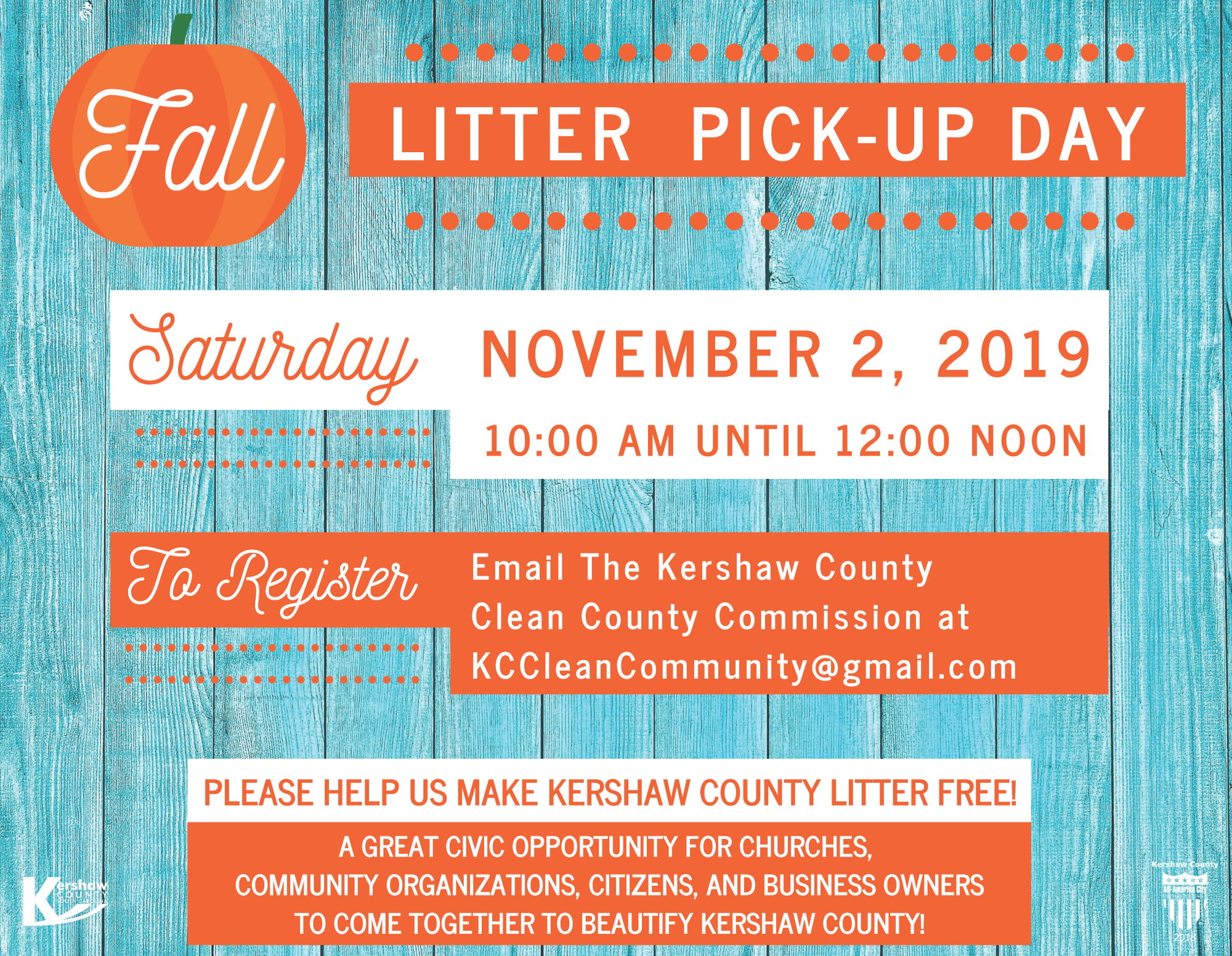 FALL LITTER PICK-UP DAY 2019 PDF HORIZONTAL PNG