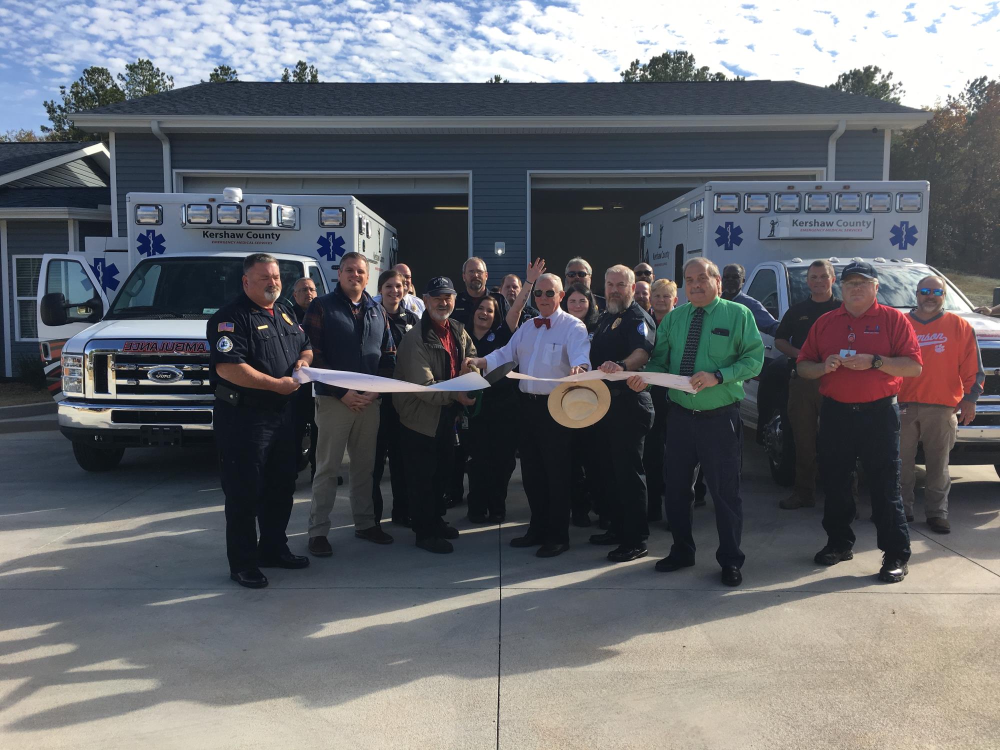 EMS Ribbon Cutting Press Release Photo 12-2-19